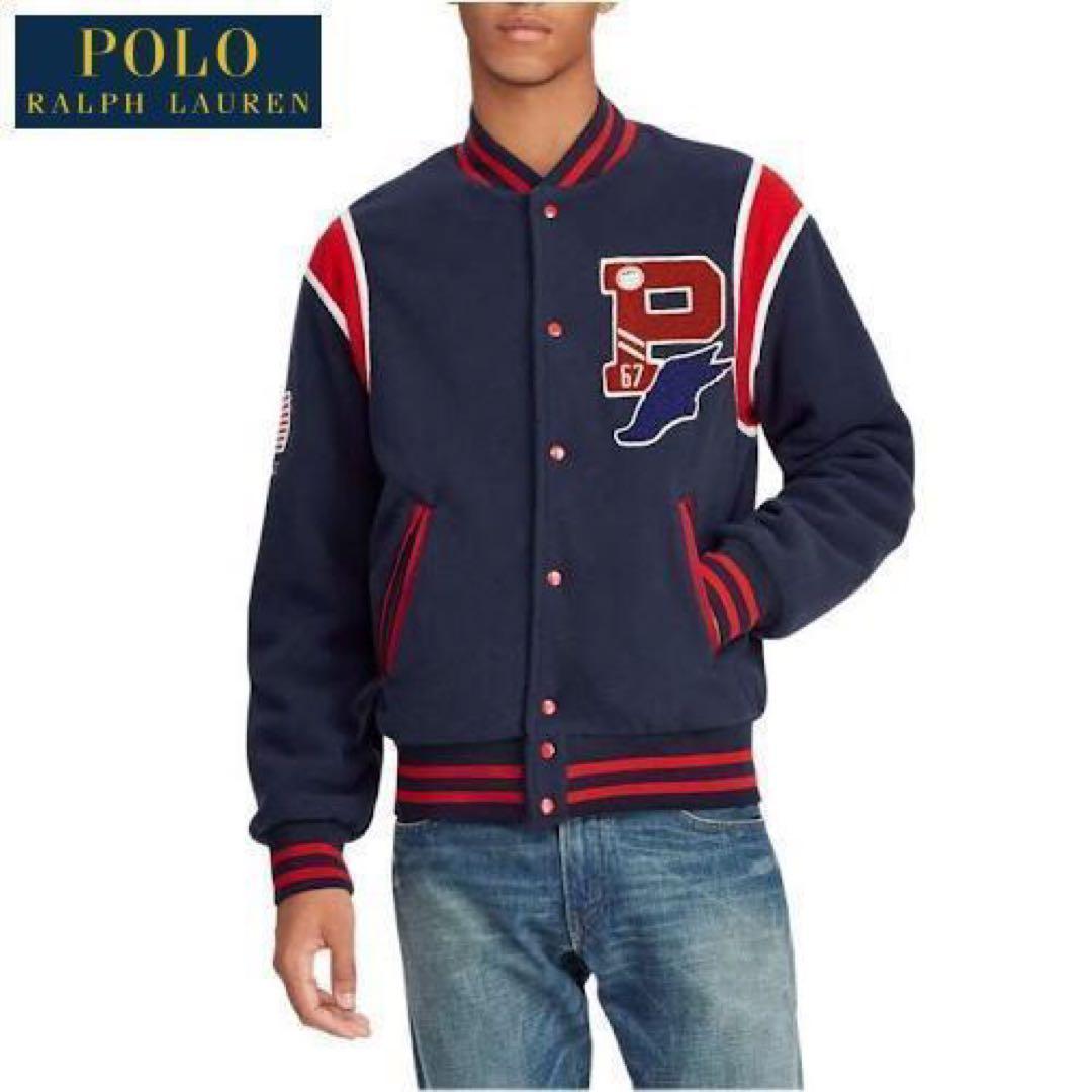POLO RALPH LAUREN P WING ボアフリース　スタジャン