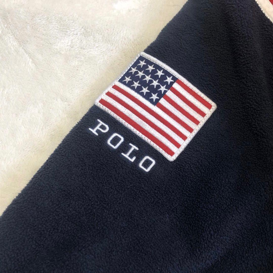 POLO RALPH LAUREN P WING ボアフリース　スタジャン