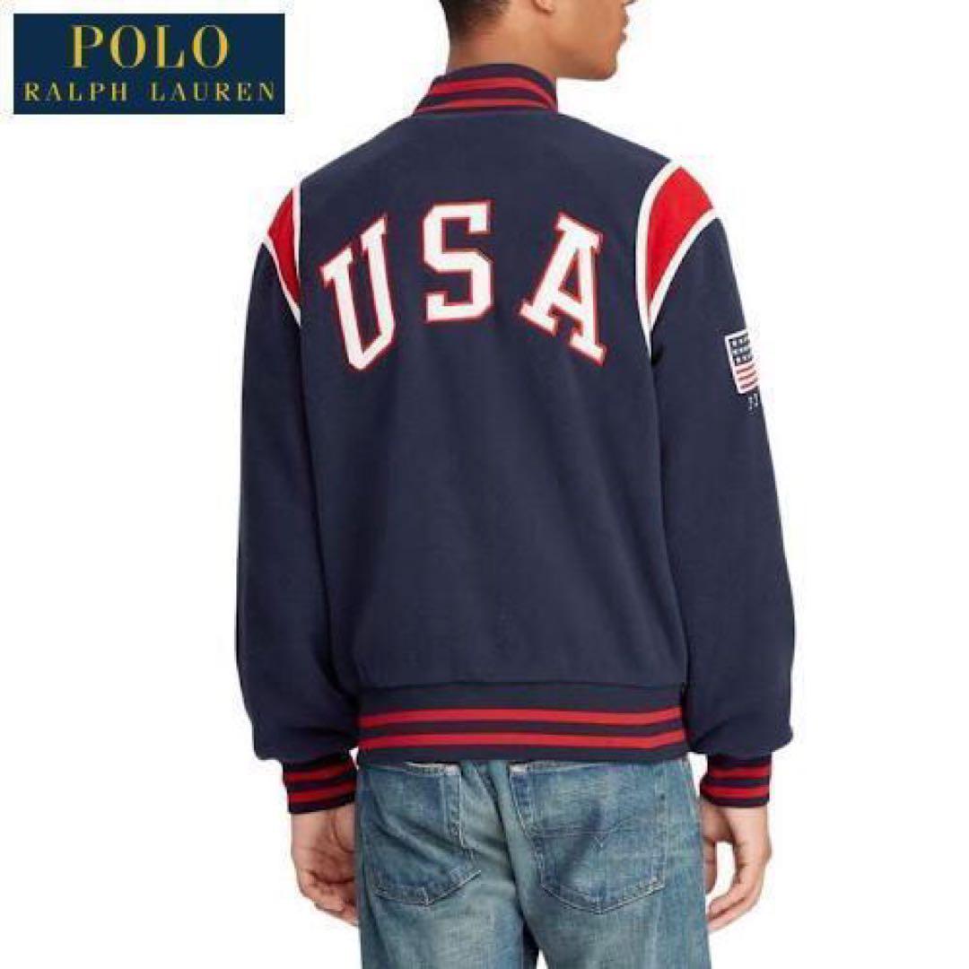 POLO RALPH LAUREN P WING ボアフリース　スタジャン