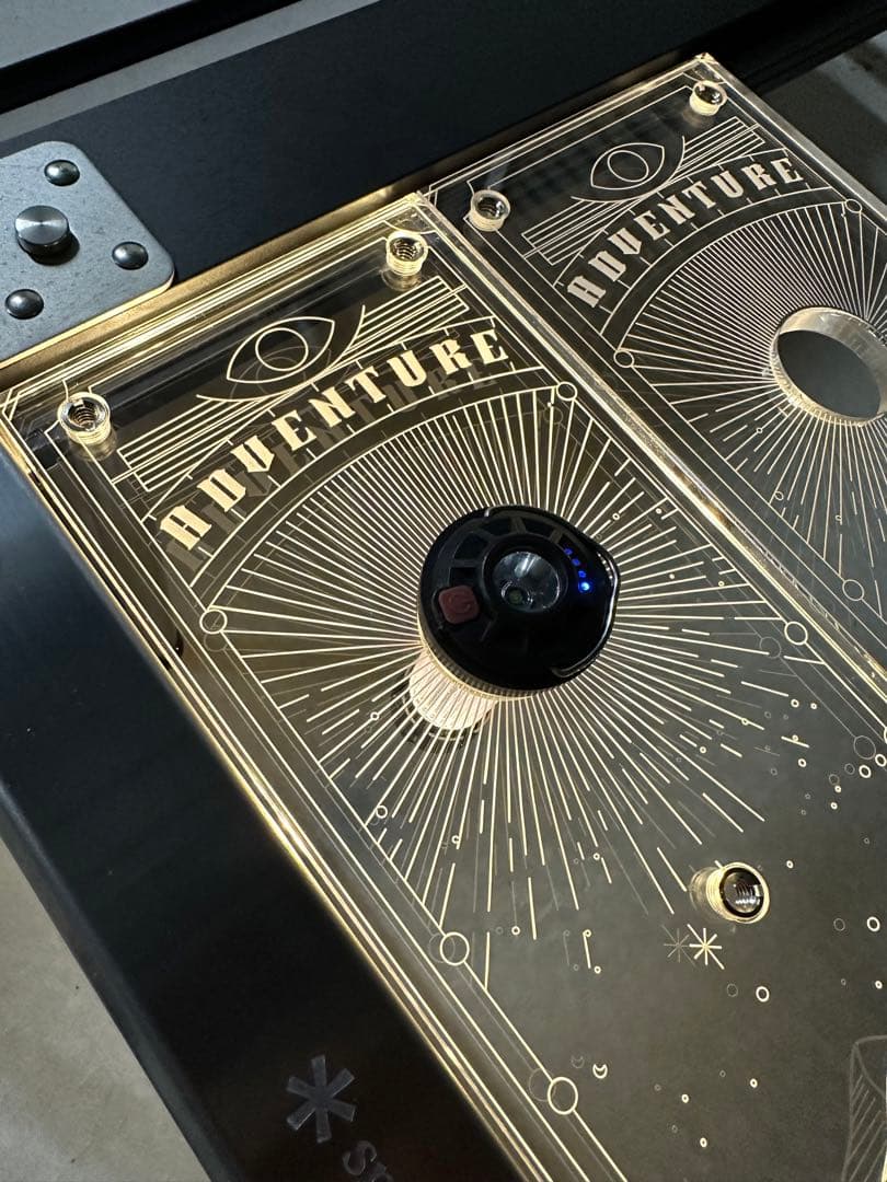 スノーピーク IGT 対応 アクリル天板 0.5ユニット 2枚セット ケース付2