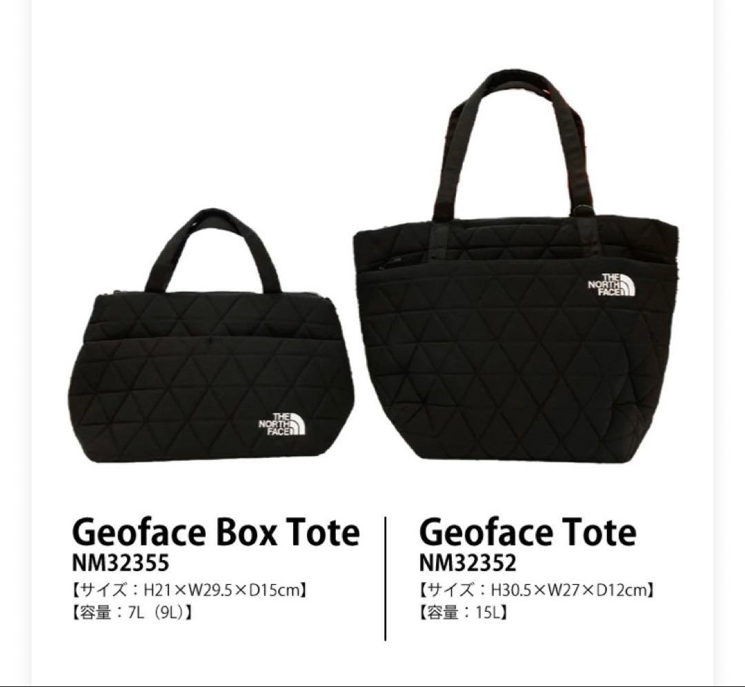 【新品】THE NORTH FACE ノースフェイス ジオフェイス トート K