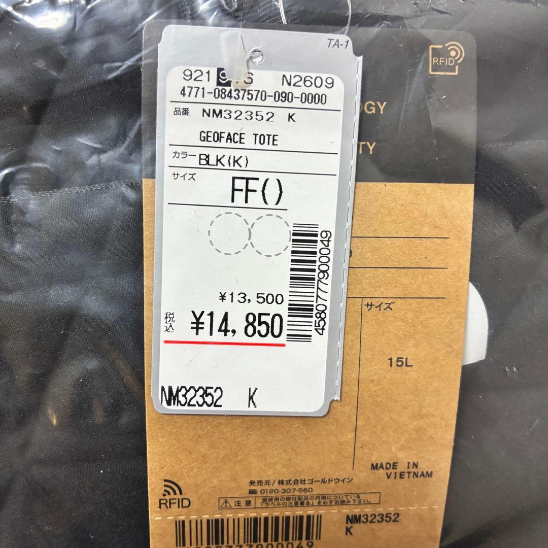 【新品】THE NORTH FACE ノースフェイス ジオフェイス トート K