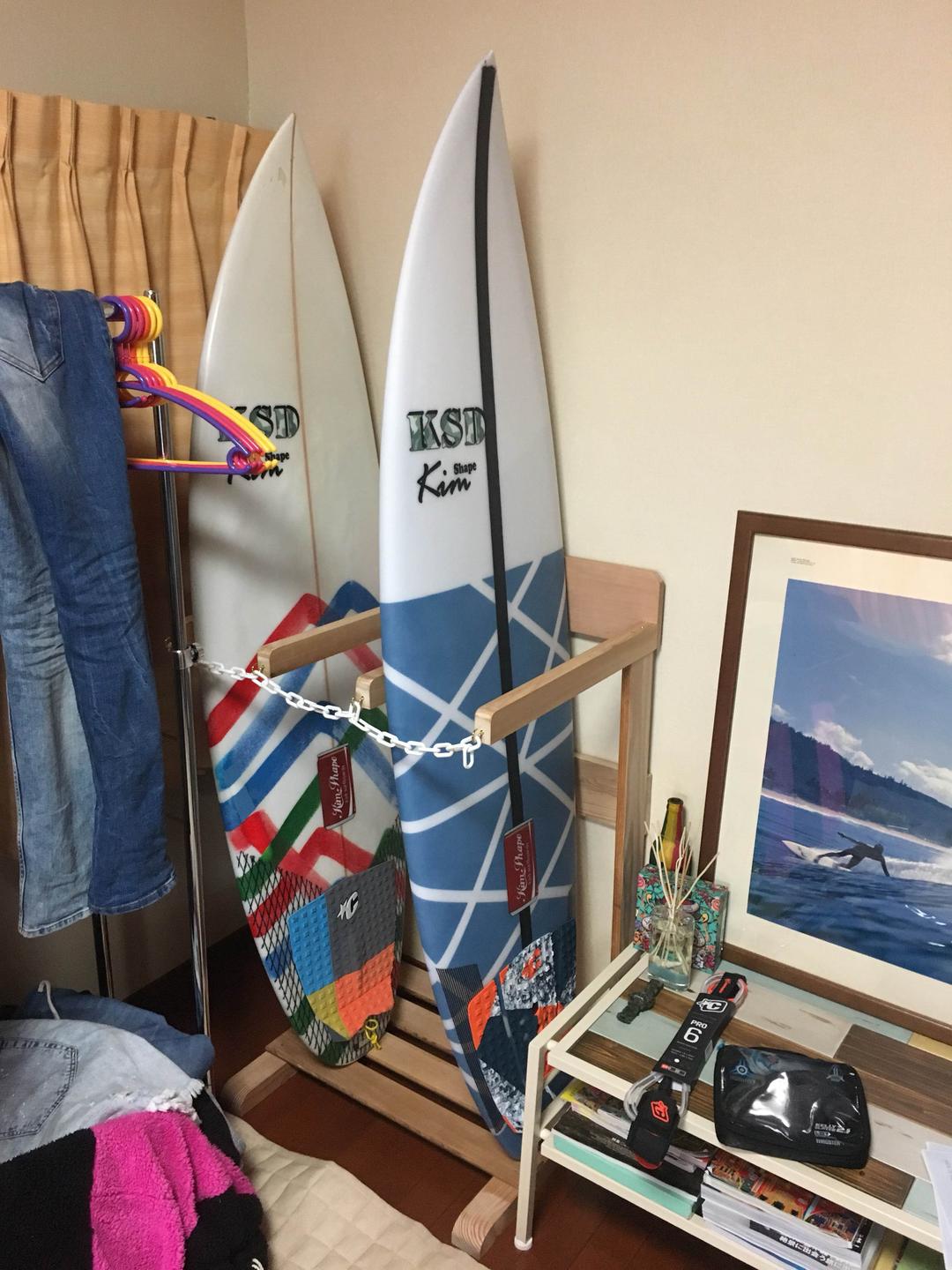 サーフボードラック ひのきの香り