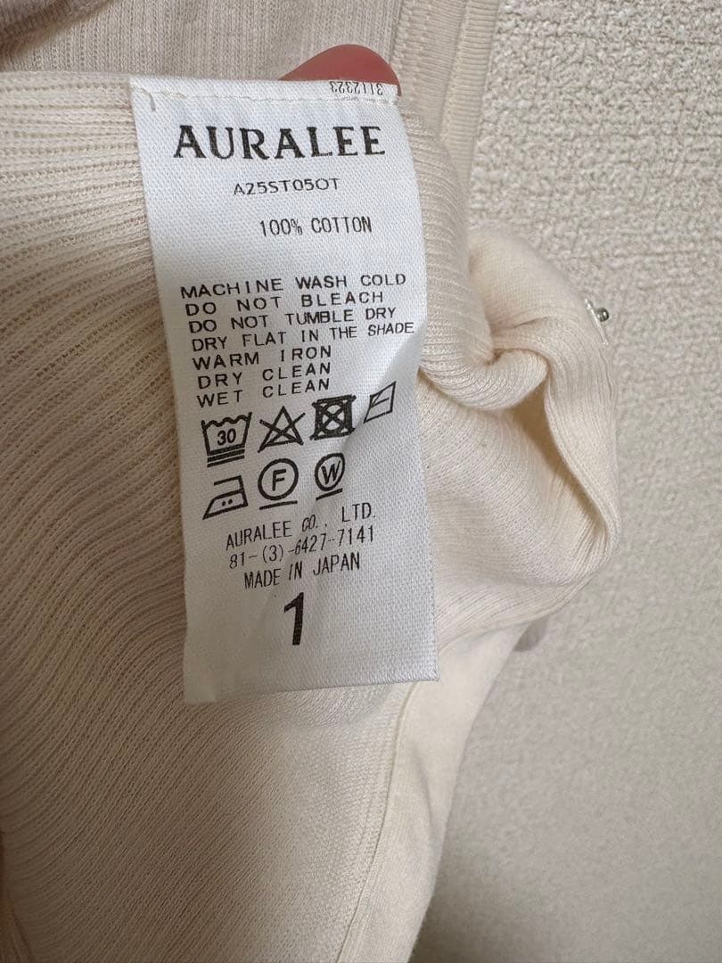 ri　AULAREE ORGANIC SOFT RIB TANK TOP