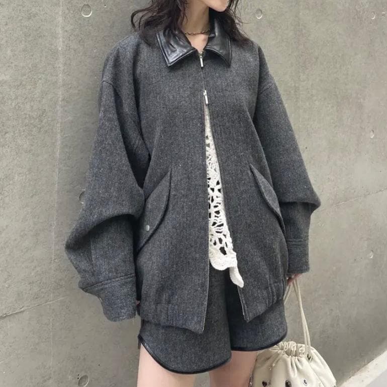 【AmeriVINTAGE】UNDTWEED WORKDETAILBLOUSON