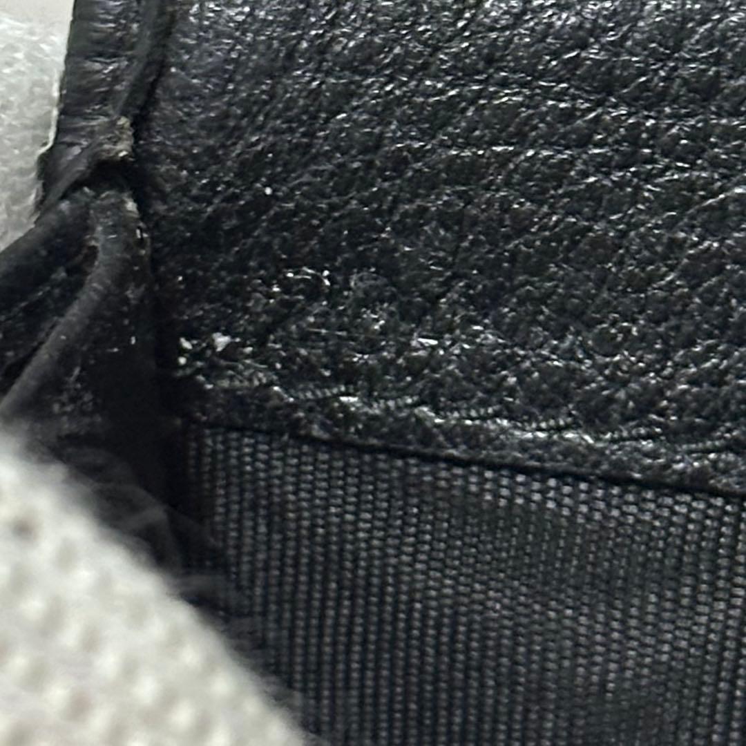 PRADA プラダ　長財布　ゴールドロゴ　シボ革　ブラック