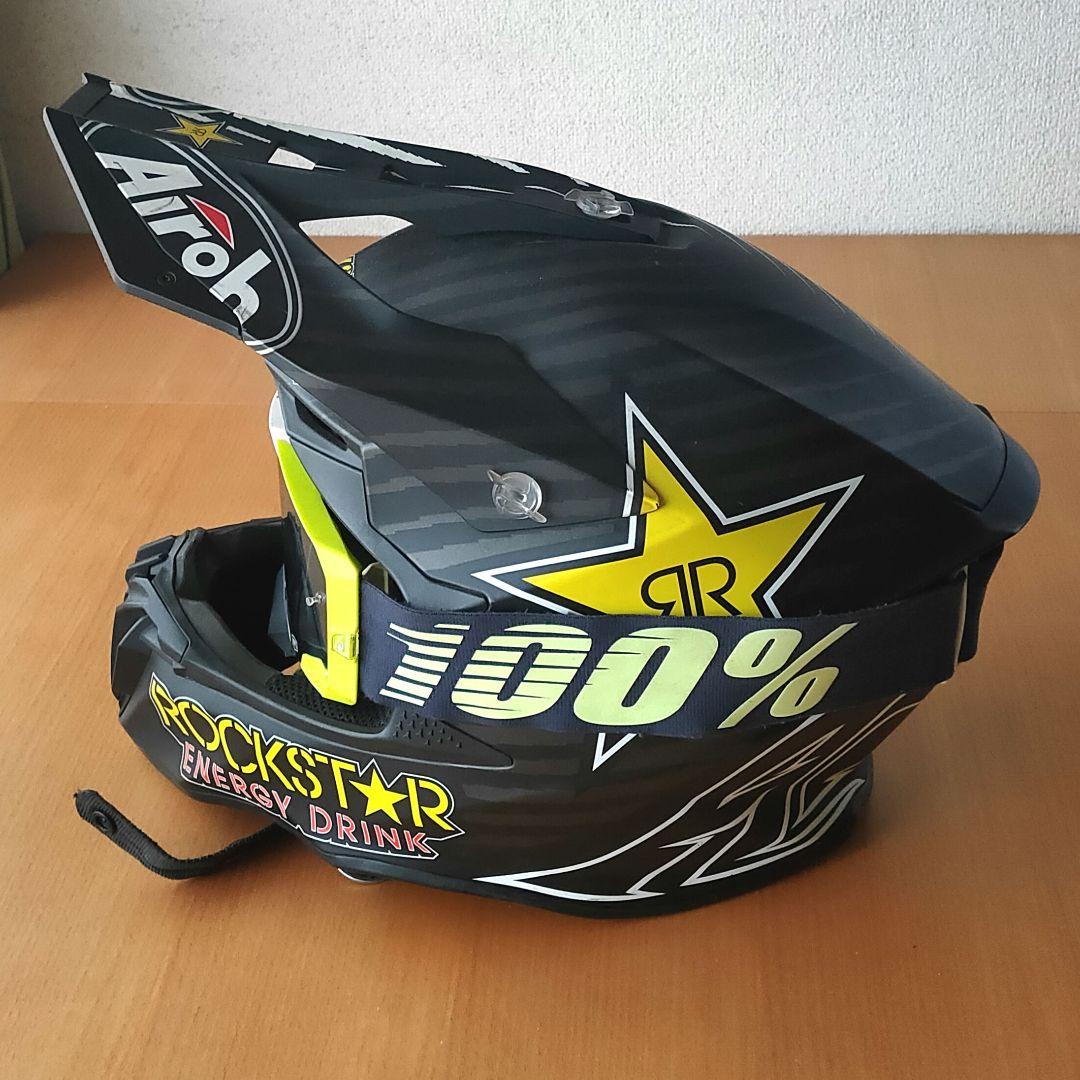 Airoh アイロー ・ロックスター Lサイズ装飾用 兼 競技用（公道不可）