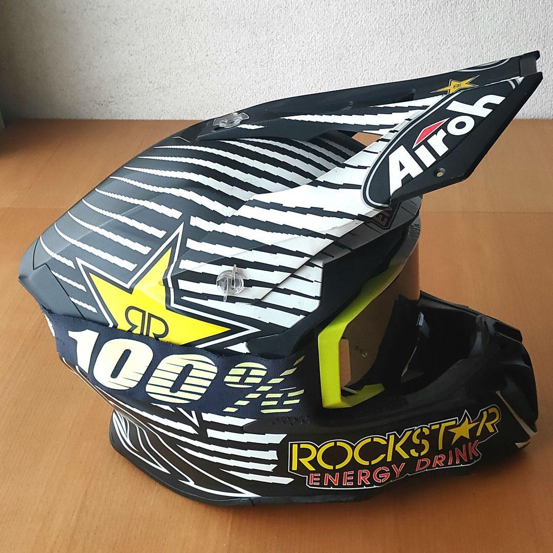 Airoh アイロー ・ロックスター Lサイズ装飾用 兼 競技用（公道不可）