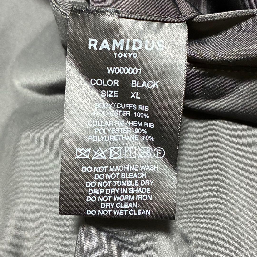 【未使用に近い】RAMIDUS MA-1 XL BLACK〈定価66,000円〉