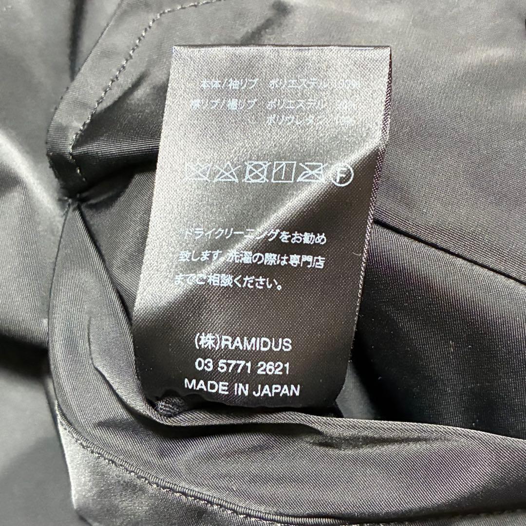【未使用に近い】RAMIDUS MA-1 XL BLACK〈定価66,000円〉