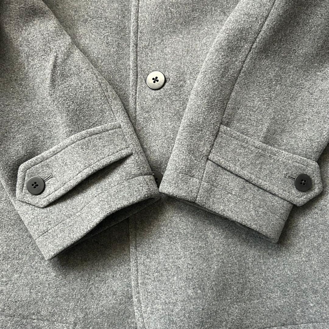 極美品 NANO UNIVERSE SUPER140 メルトンチェスター コート
