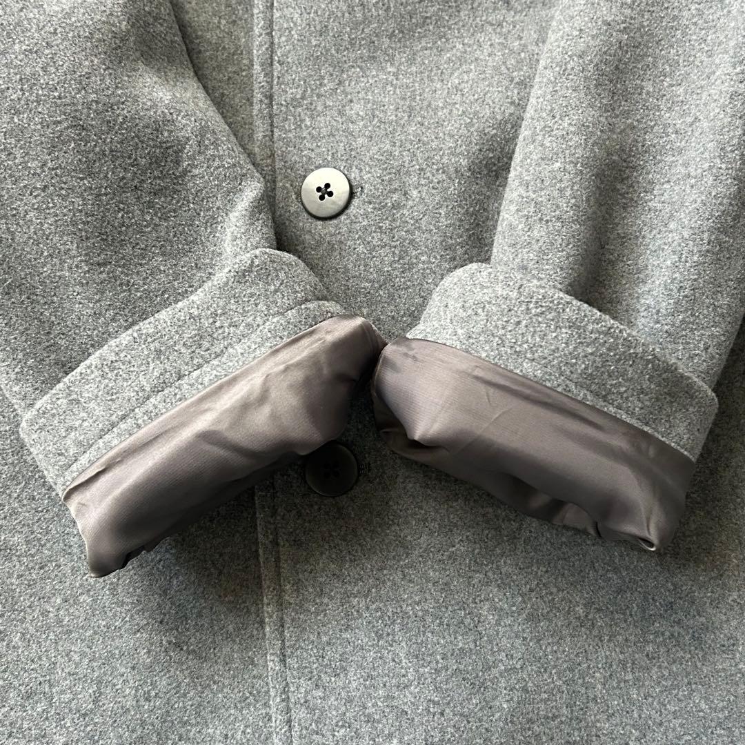 極美品 NANO UNIVERSE SUPER140 メルトンチェスター コート