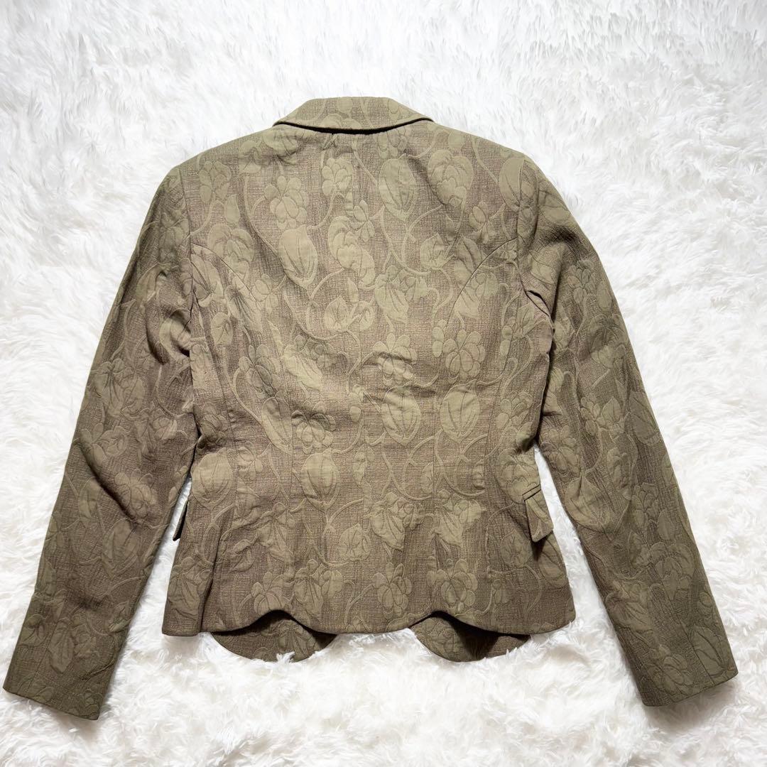 チェコETRO エトロ ペイズリー シルク混 テーラード ジャケット 花柄