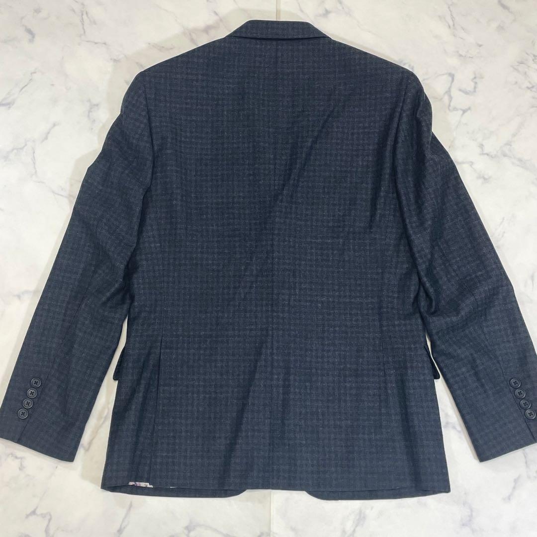 現行✨ ポールスミス REDA スーツ セットアップ チェック柄 裏地花柄 総柄