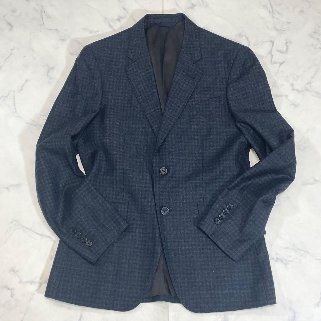 現行✨ ポールスミス REDA スーツ セットアップ チェック柄 裏地花柄 総柄