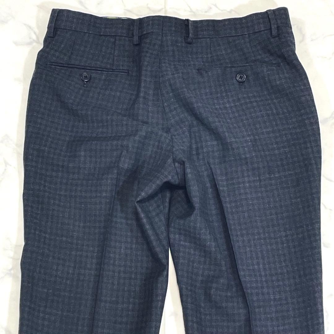 現行✨ ポールスミス REDA スーツ セットアップ チェック柄 裏地花柄 総柄