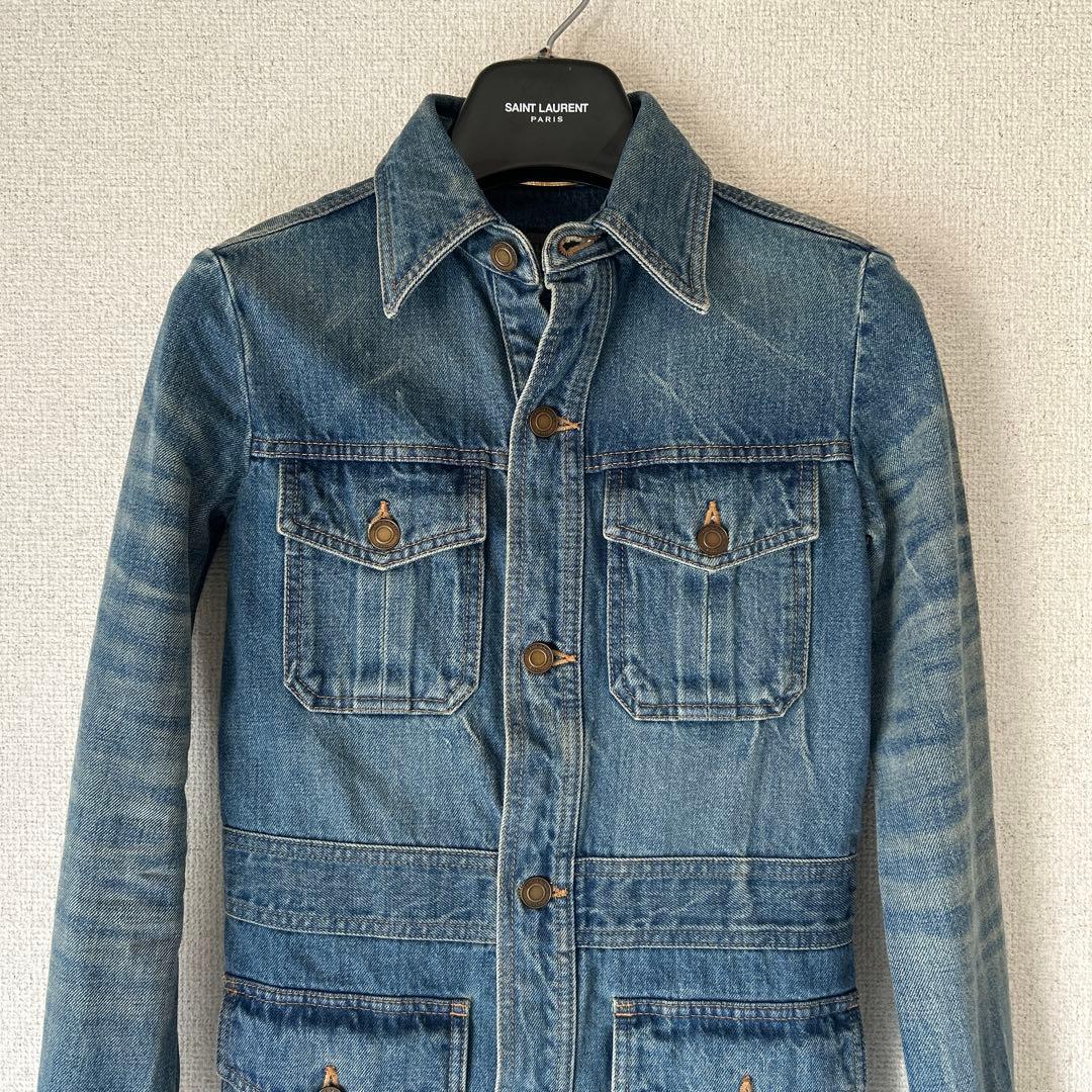 美品SAINTLAURENT サンローランパリ　デニムジャケット