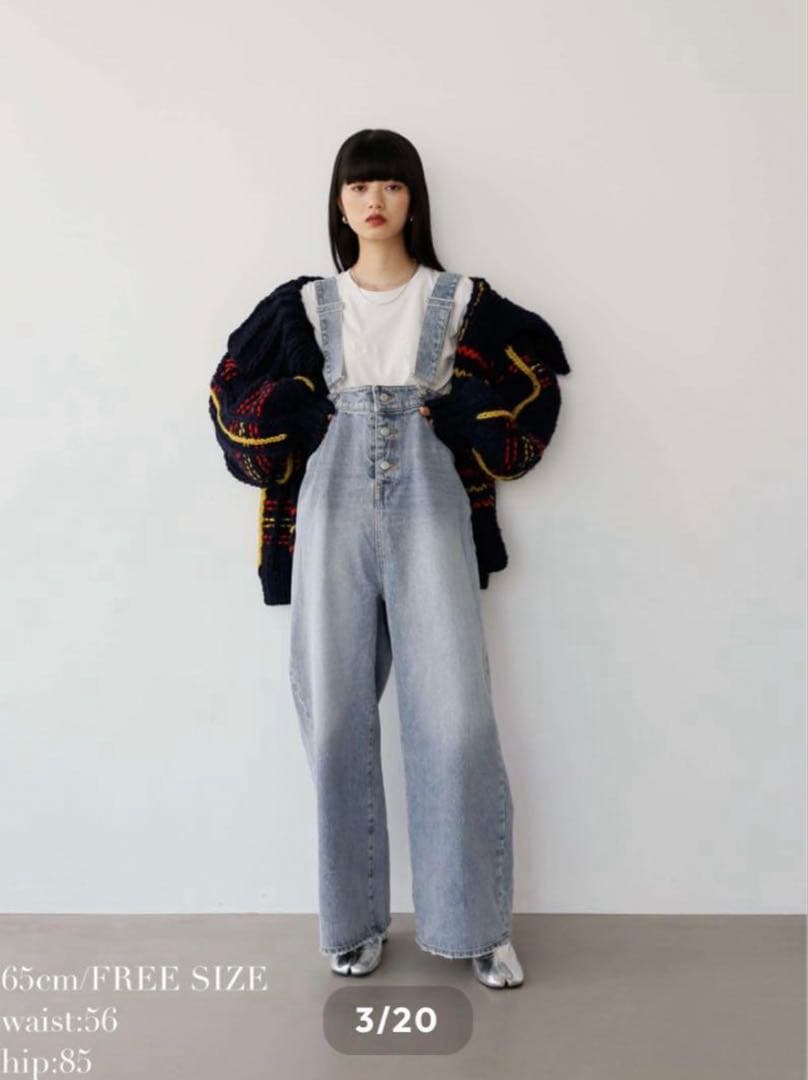 【yuri】Cara by katrin tokyo デニムサロペット