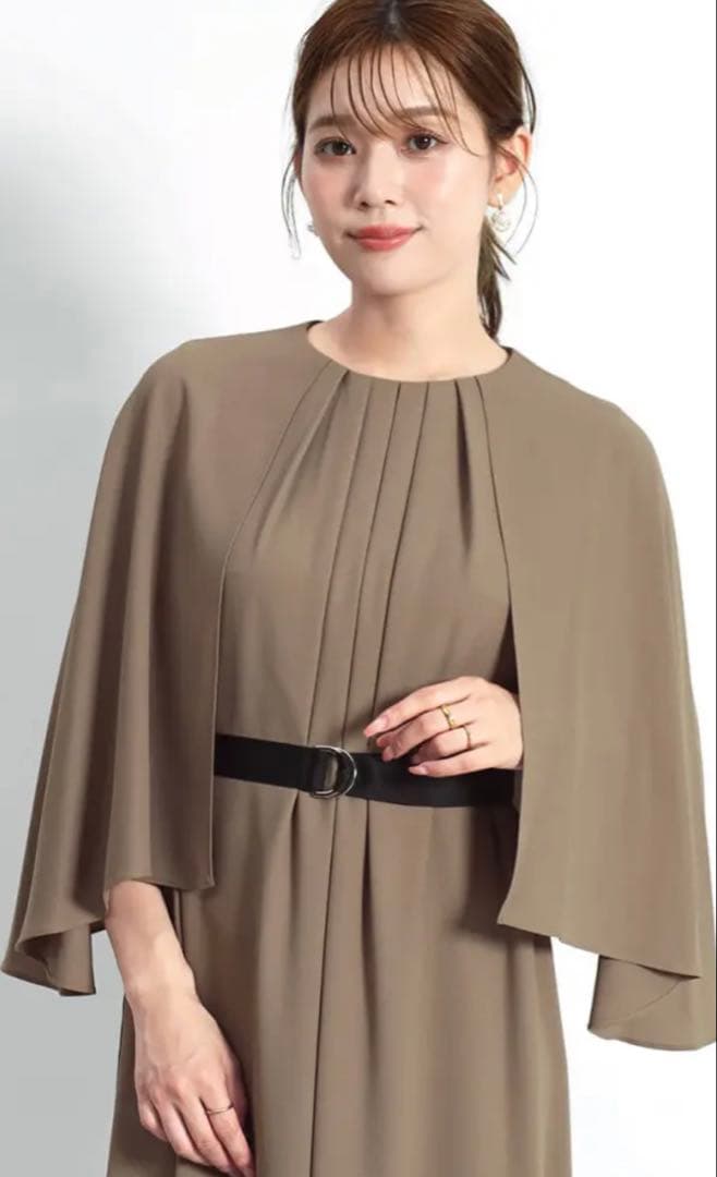 【新品】ヤマダヤ　FENNEL フェンネル　サイドテープケープワンピース