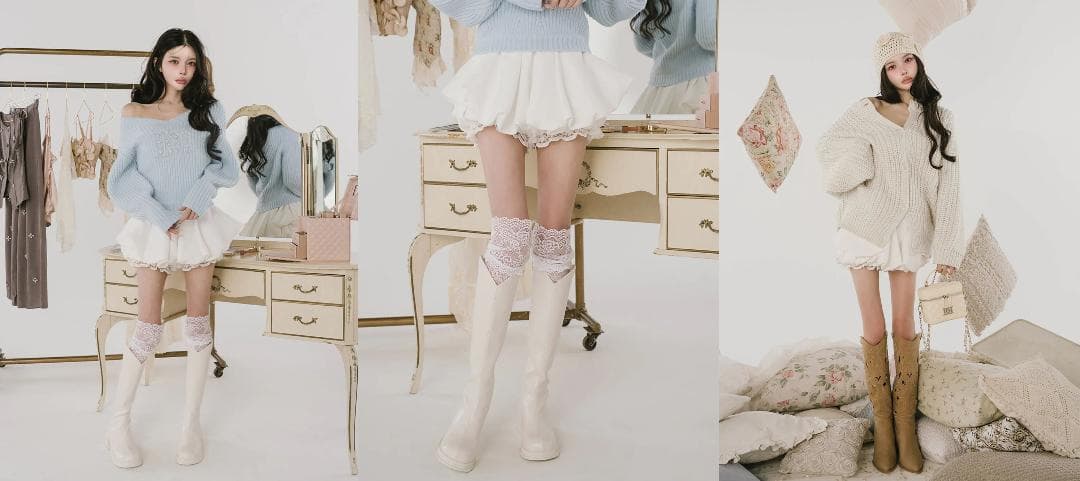 ダーリッチ darich ボリュームバルーンミニスカート ブラック FREE