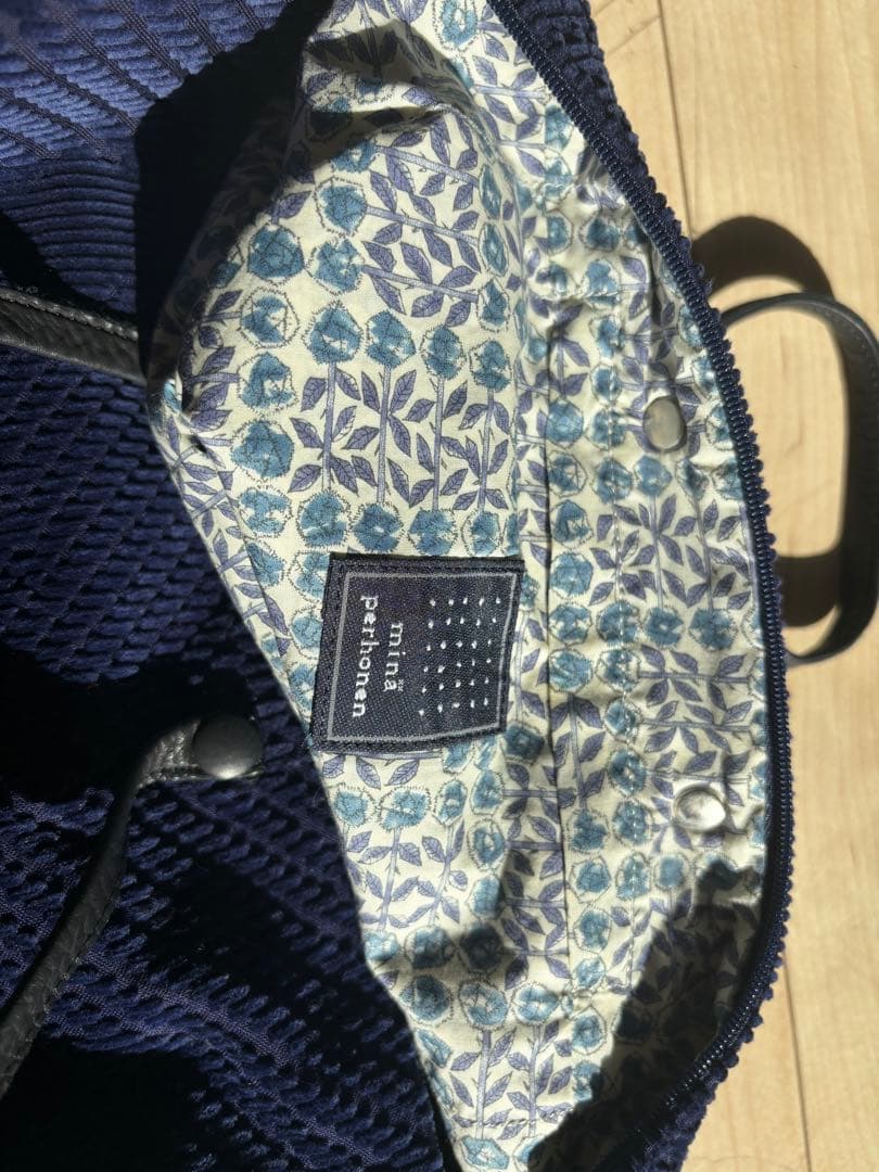 ミナペルホネンピザバッグ