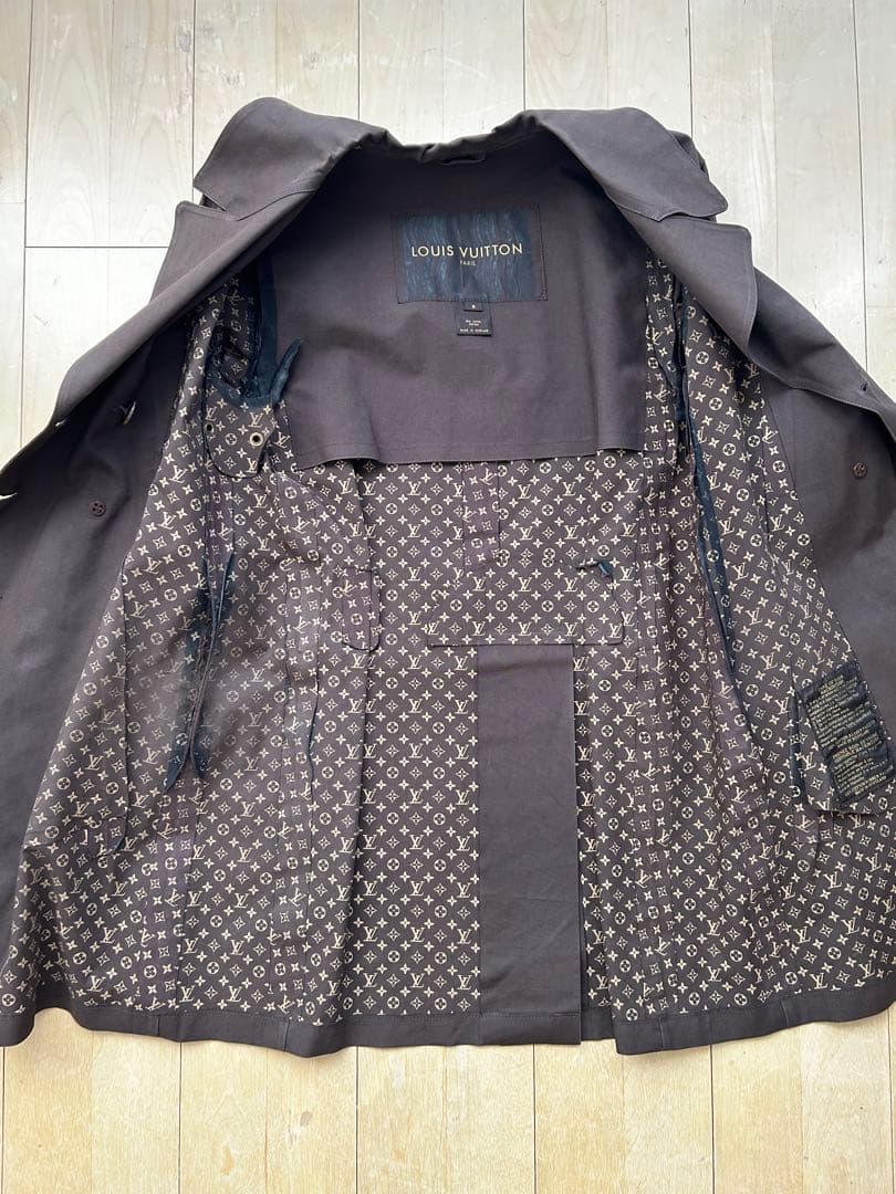 【めーさん】LOUIS VUITTON コート　ブラウン　Sサイズ