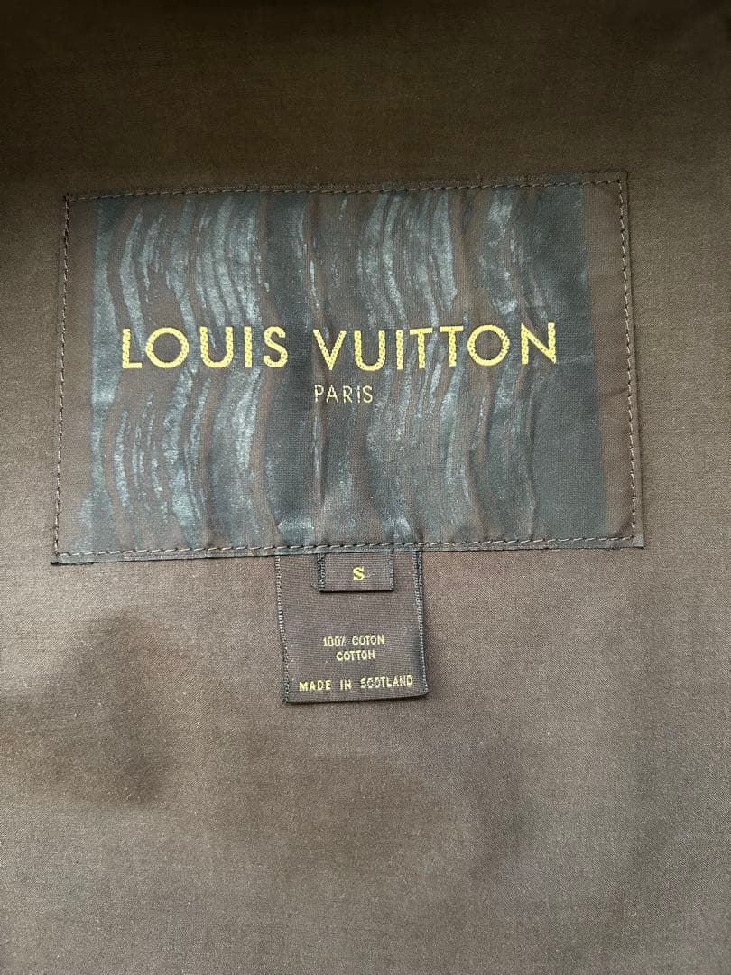 【めーさん】LOUIS VUITTON コート　ブラウン　Sサイズ