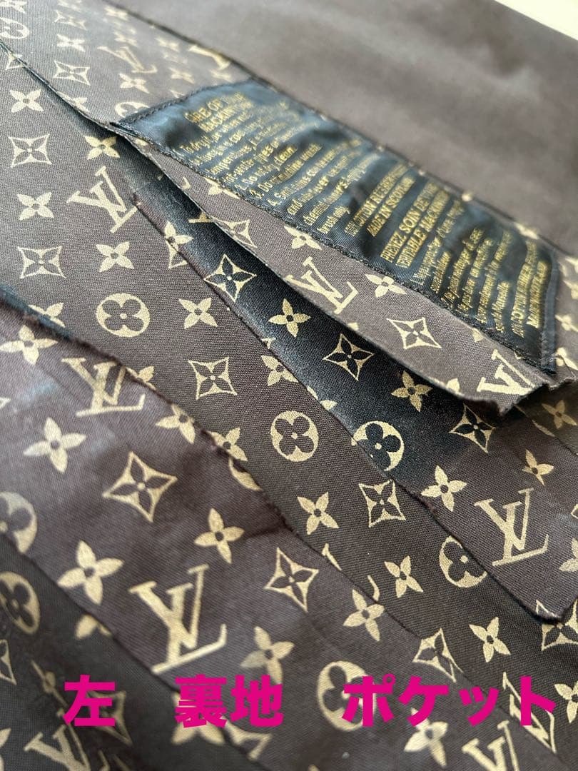 【めーさん】LOUIS VUITTON コート　ブラウン　Sサイズ