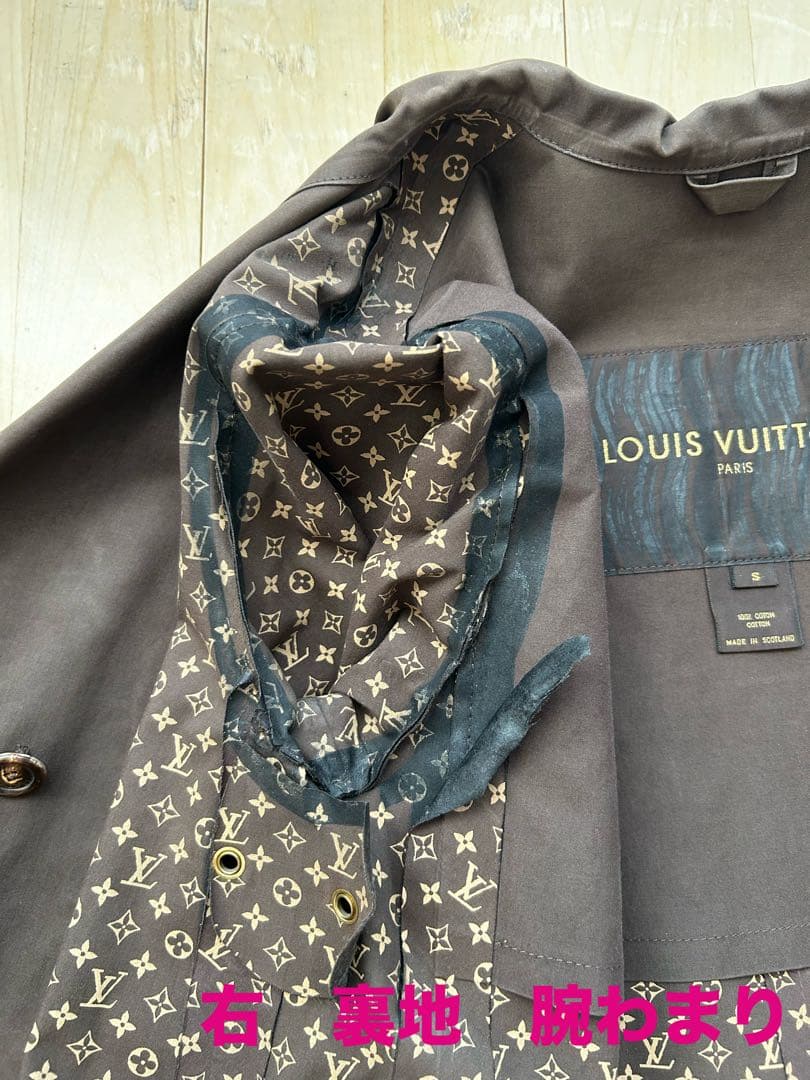 【めーさん】LOUIS VUITTON コート　ブラウン　Sサイズ