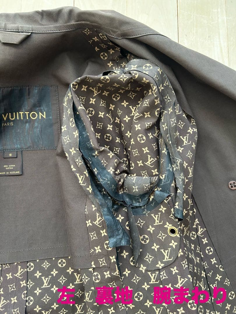 【めーさん】LOUIS VUITTON コート　ブラウン　Sサイズ