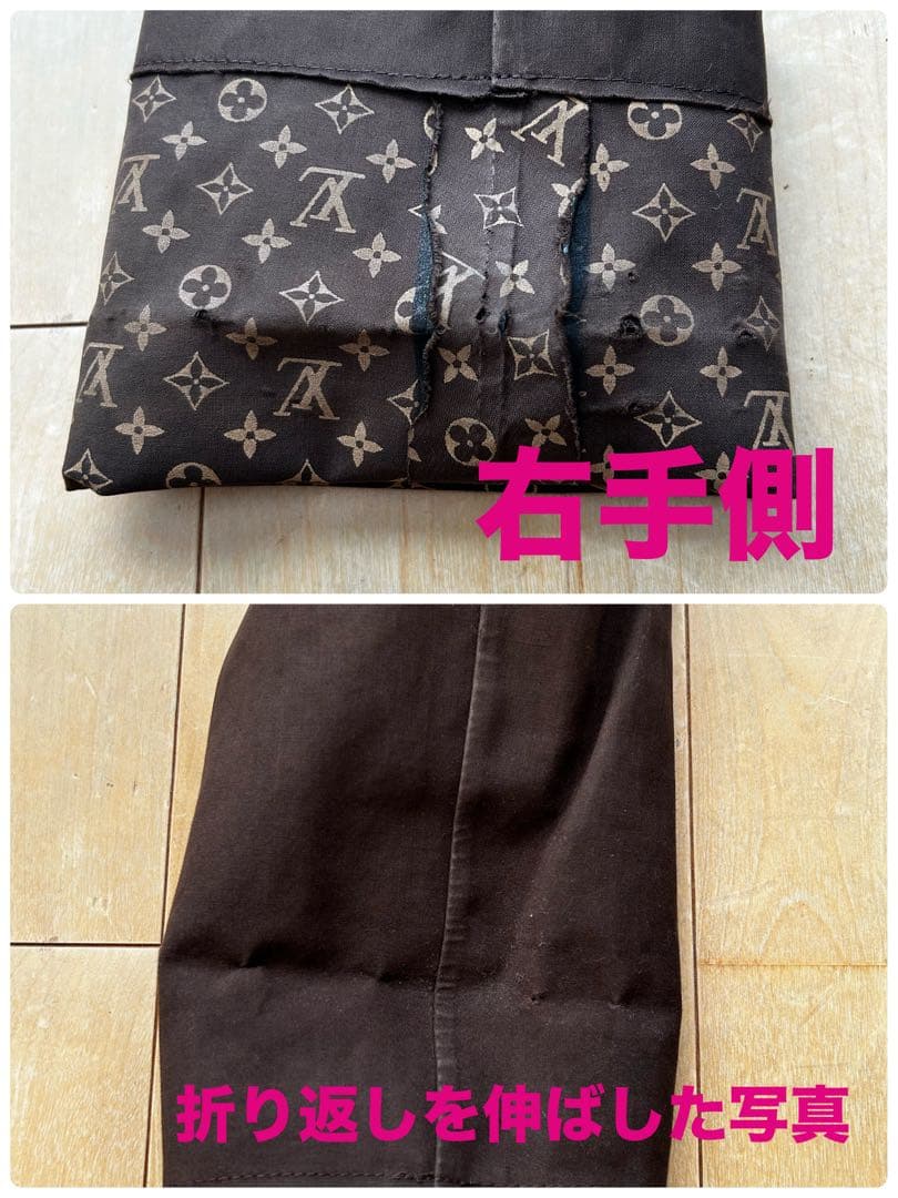 【めーさん】LOUIS VUITTON コート　ブラウン　Sサイズ