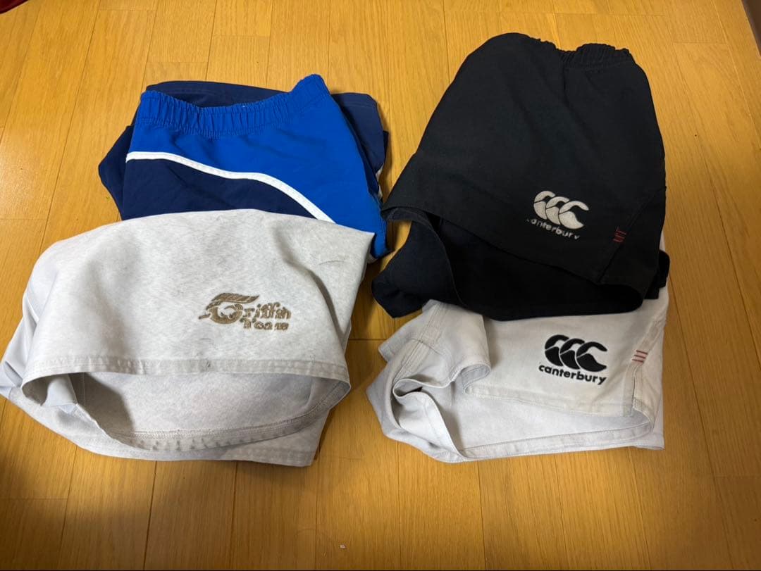 ラグビー　Canterburyなど短パン4セット