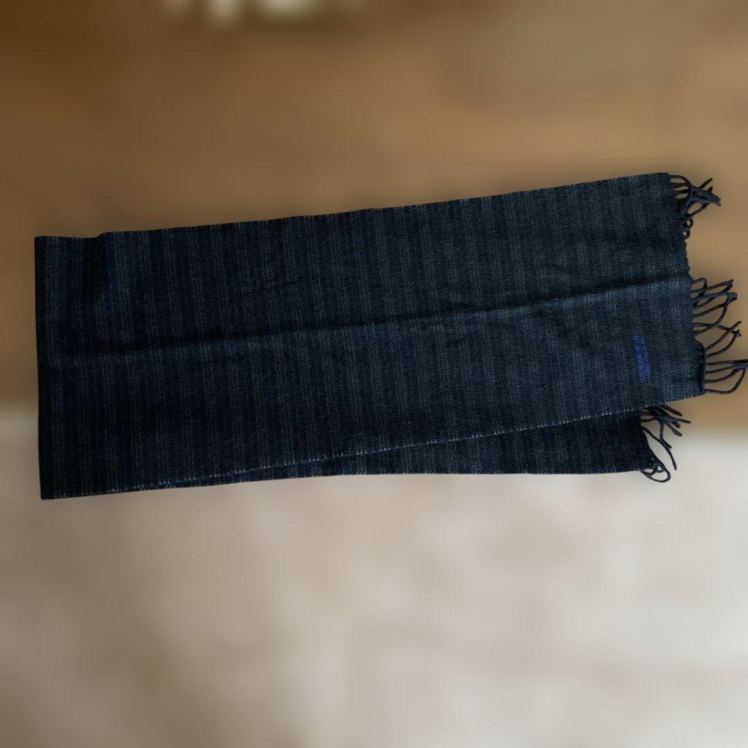 H*y様 バーバリーマフラーブラックレーベル　カシミヤ100%