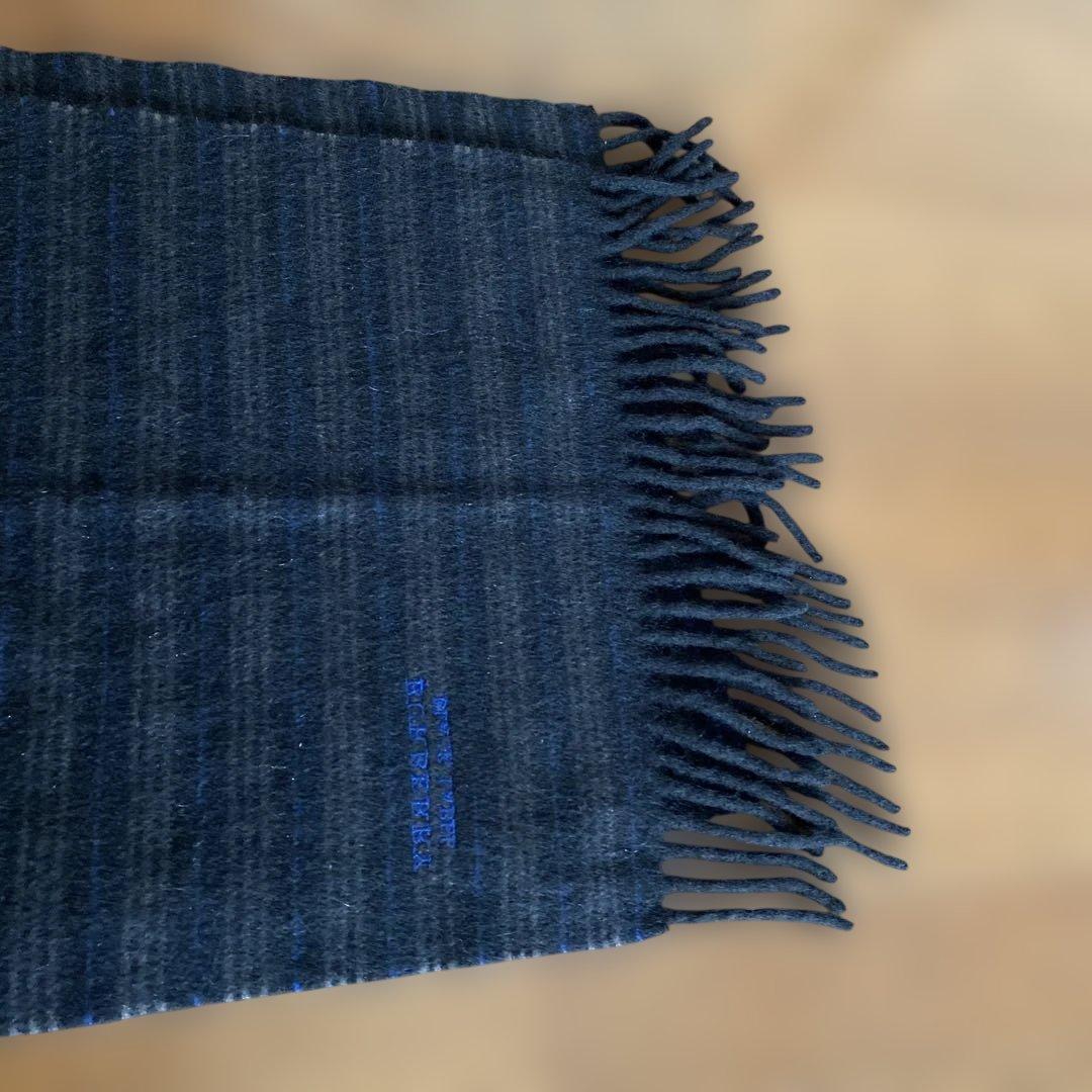 H*y様 バーバリーマフラーブラックレーベル　カシミヤ100%