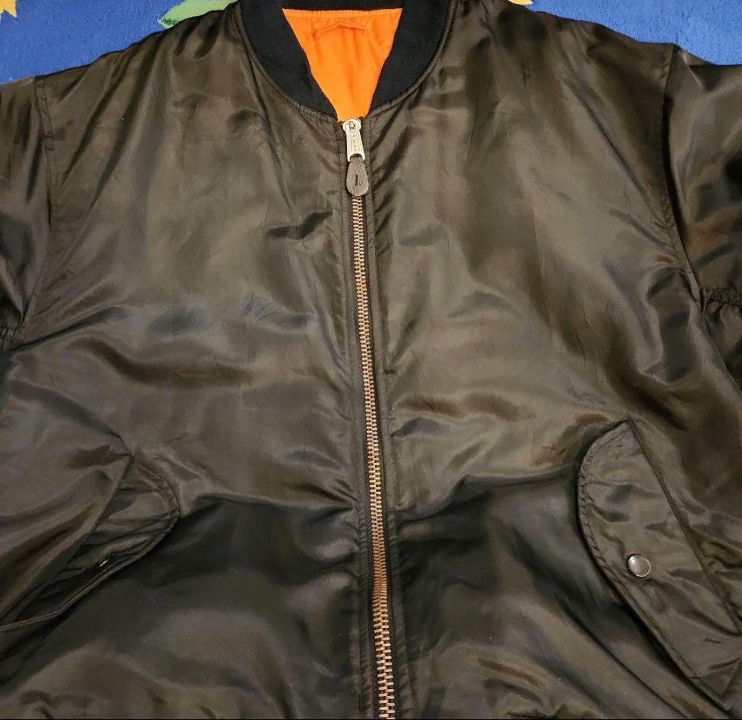 MA-1 フライトジャケット ブラック XXL オーバーサイズ