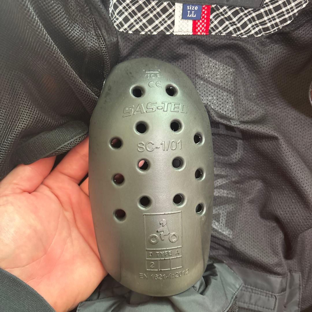 KUSHITANI バイクジャケット LL オレンジ