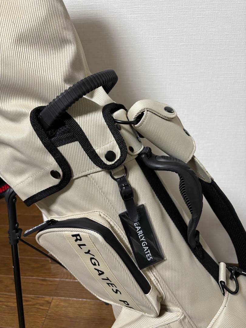 PEARLY GATES キャディバッグ ベージュ