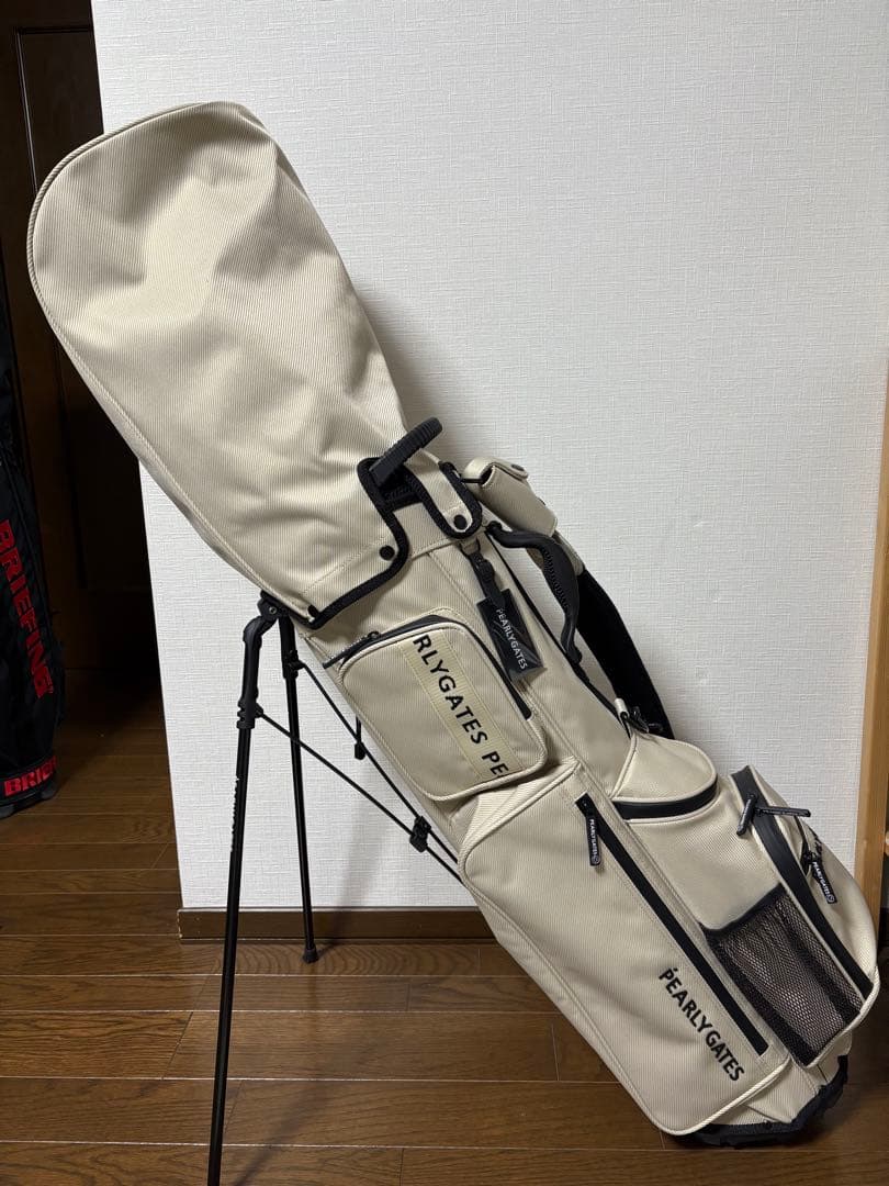 PEARLY GATES キャディバッグ ベージュ