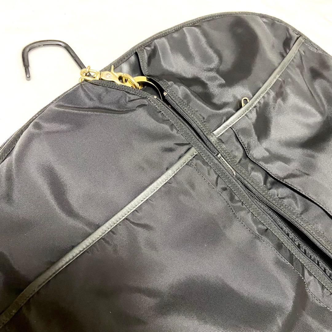 美品✨ コーチ レザー ガーメントバッグ スーツカバー 黒 出張 0589