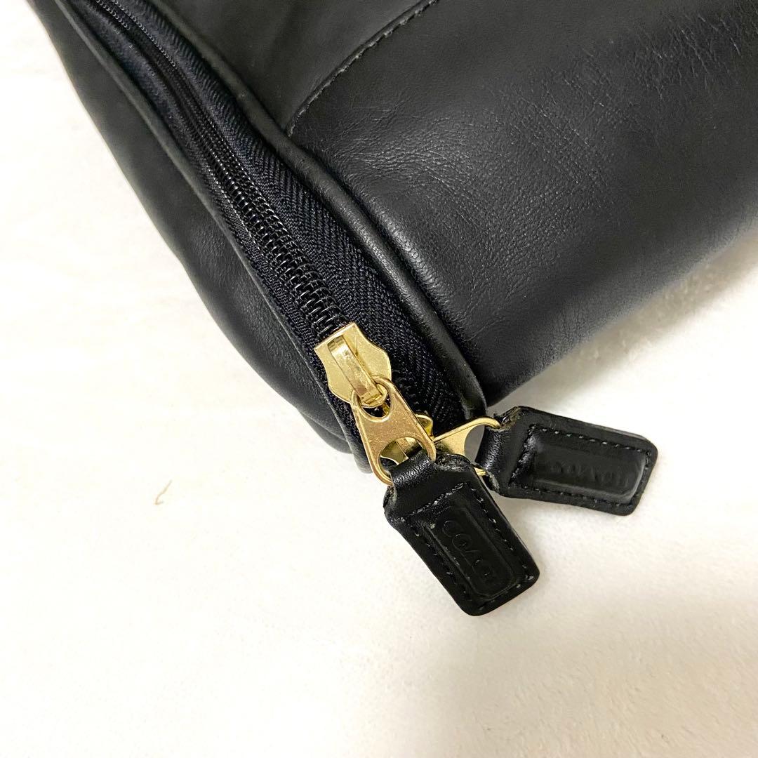 美品✨ コーチ レザー ガーメントバッグ スーツカバー 黒 出張 0589