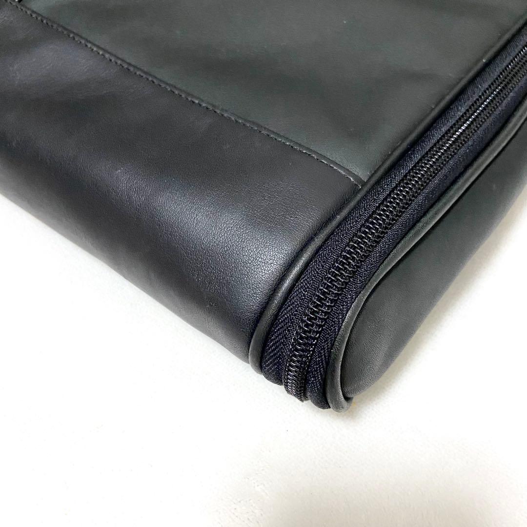 美品✨ コーチ レザー ガーメントバッグ スーツカバー 黒 出張 0589