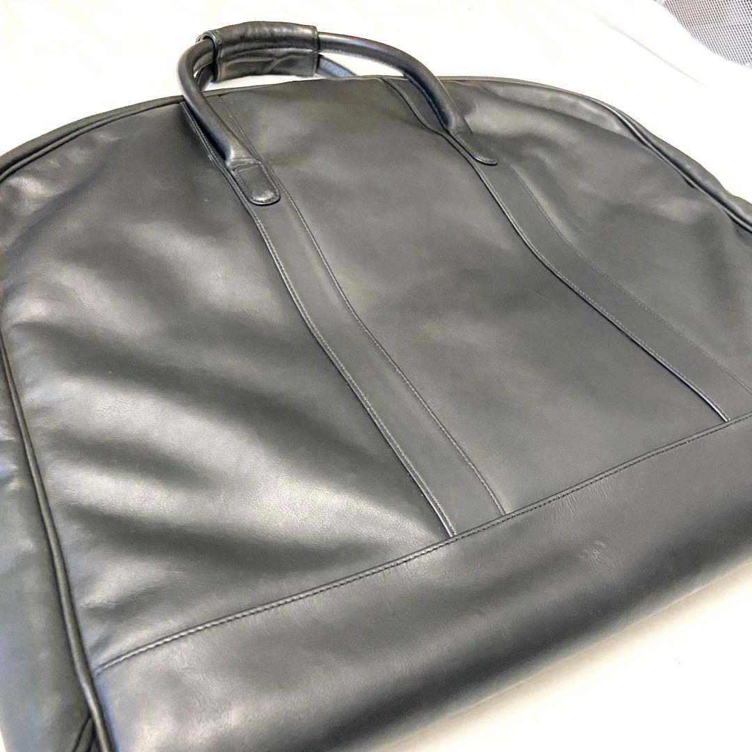 美品✨ コーチ レザー ガーメントバッグ スーツカバー 黒 出張 0589