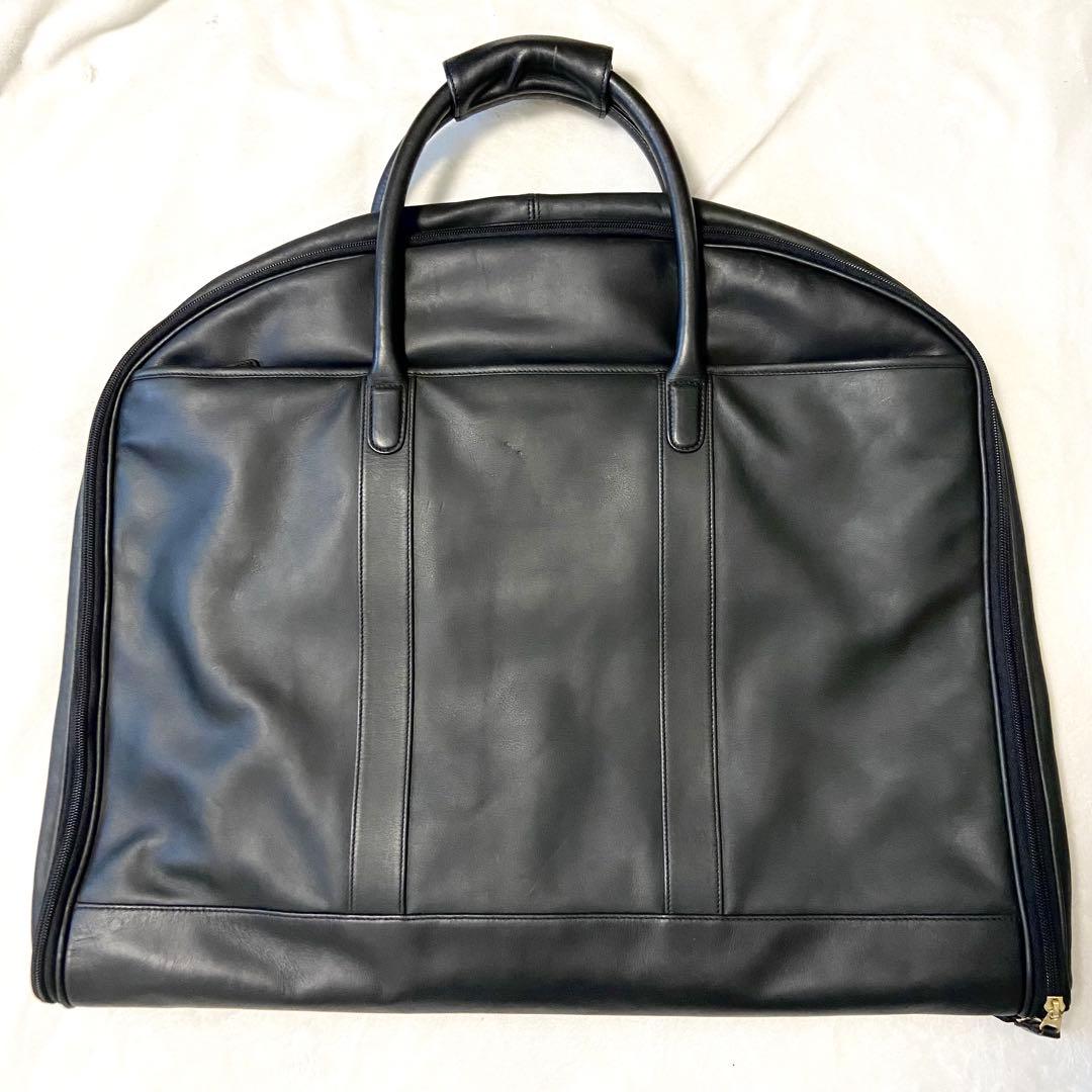 美品✨ コーチ レザー ガーメントバッグ スーツカバー 黒 出張 0589