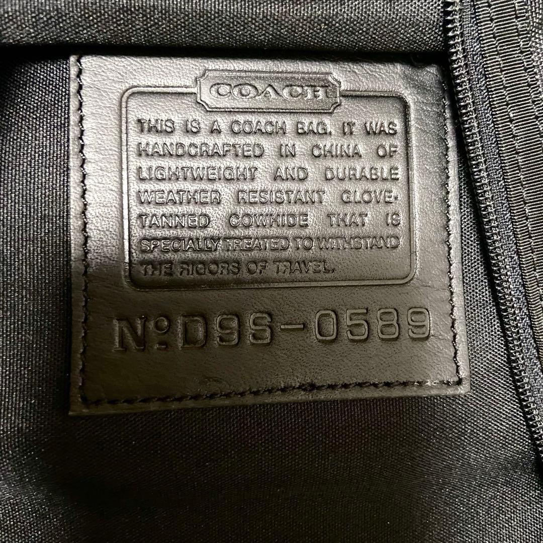 美品✨ コーチ レザー ガーメントバッグ スーツカバー 黒 出張 0589