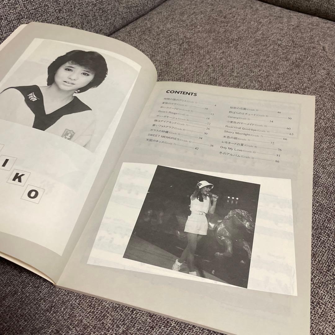 松田聖子　エレクトーンメロディーパレットスペシャル　楽譜　昭和アイドル