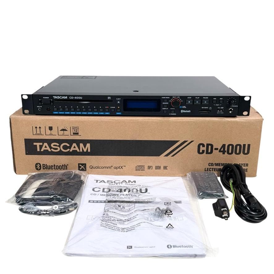 2025年製・優良中古品 TASCAM CDプレーヤー CD-400U