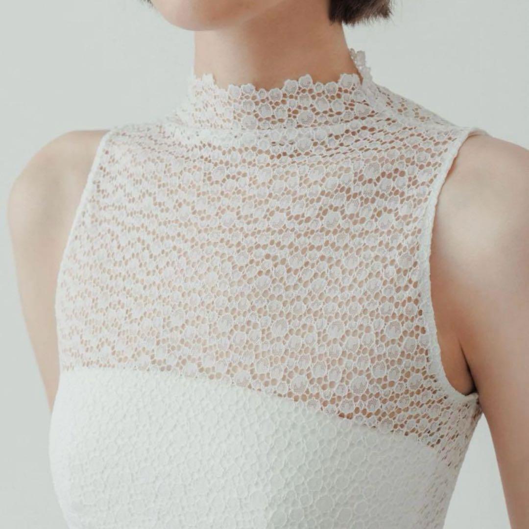 【yo BIOTOP】lace sleeveless top
