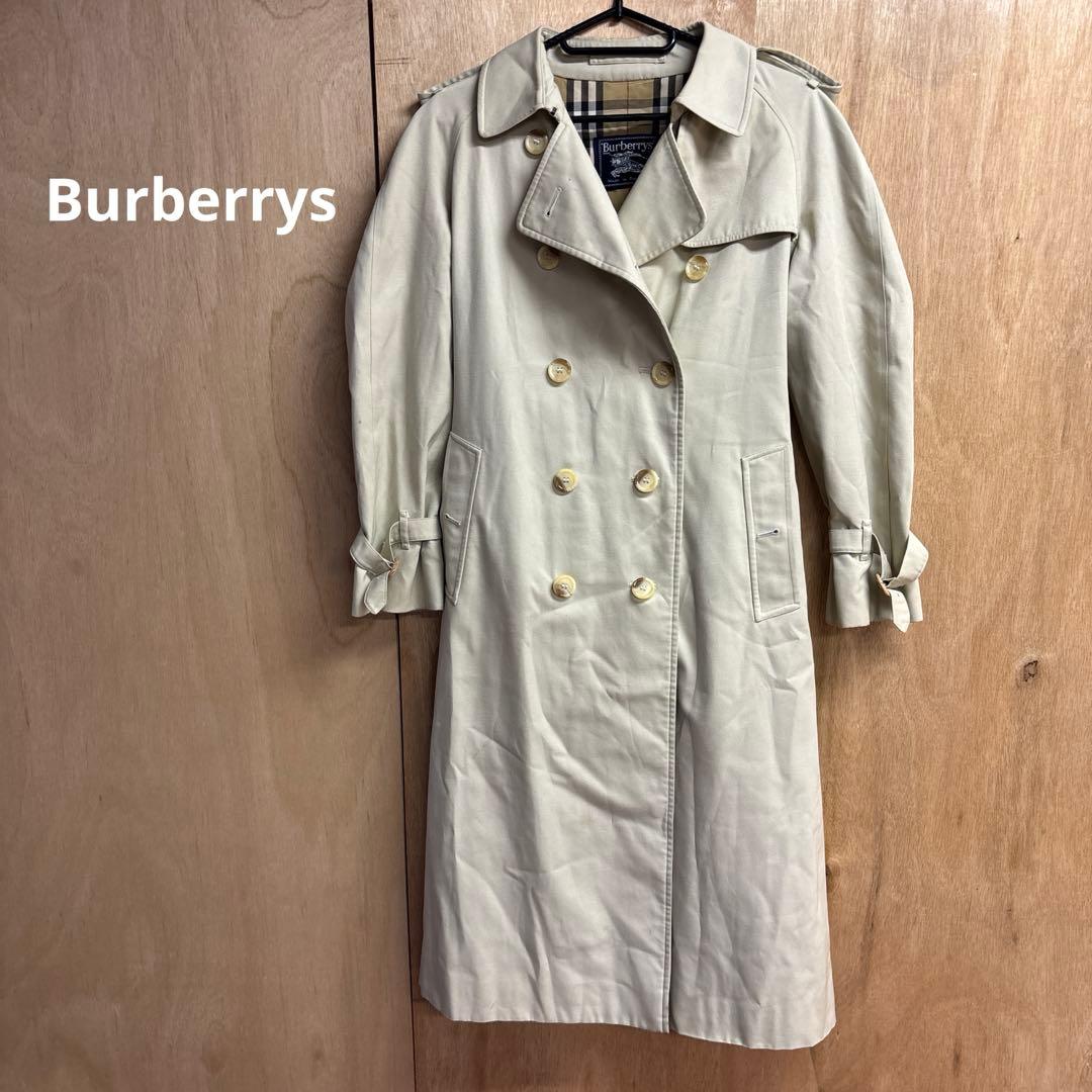 Burberrysベージュ ダブルブレスト トレンチコート O