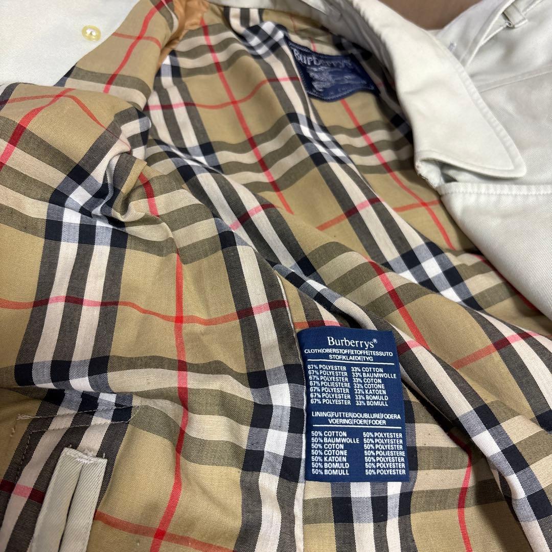 Burberrysベージュ ダブルブレスト トレンチコート O