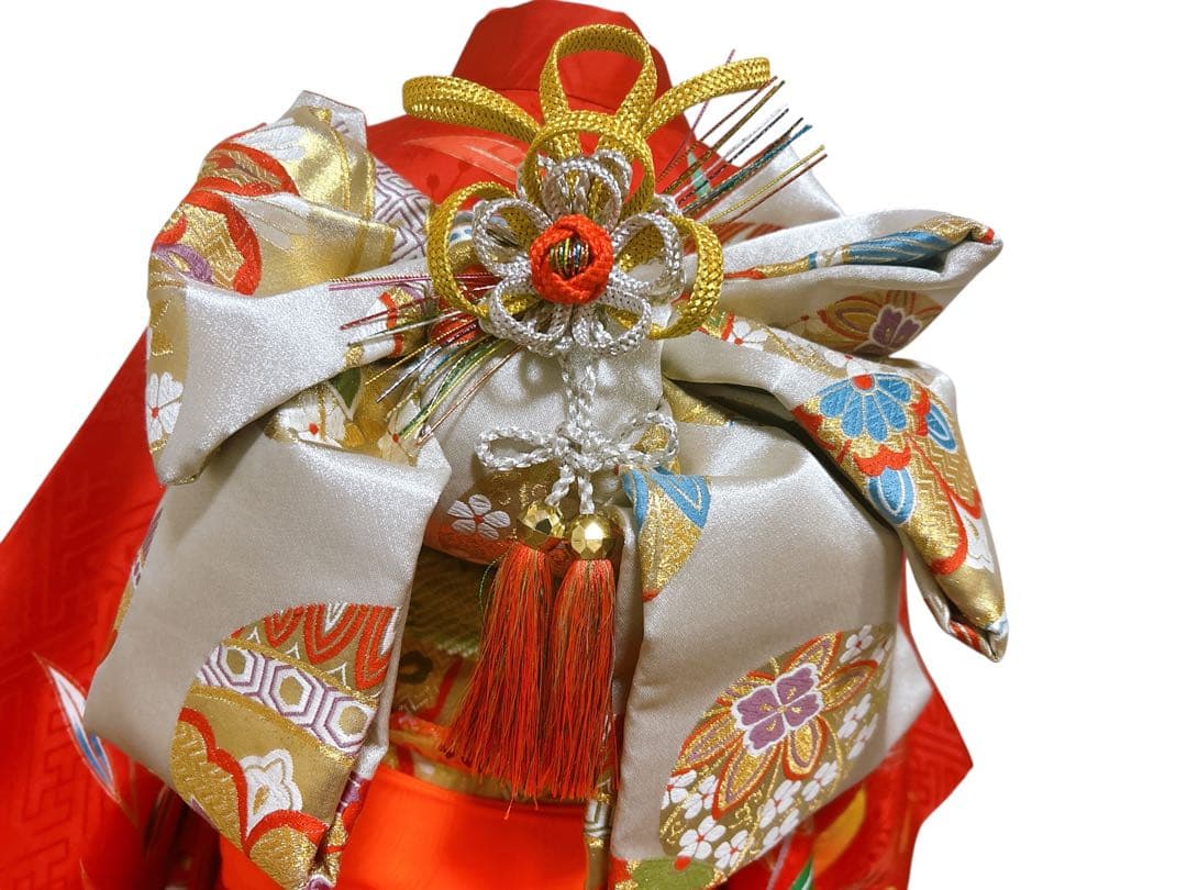 お買い得品♡七五三　7歳　女の子　フルセット　一式　正絹　赤